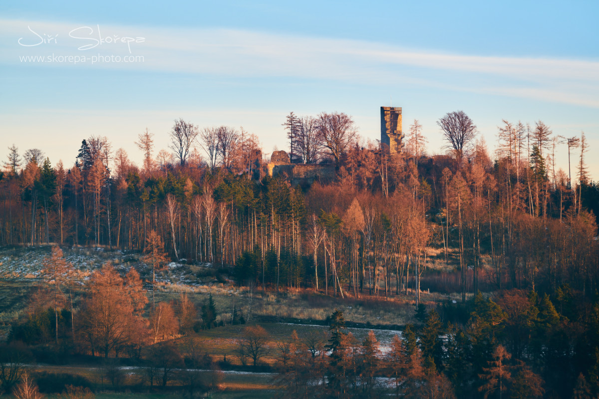 Podvečerní hrad Orlík – Humpolecko, Vysočina